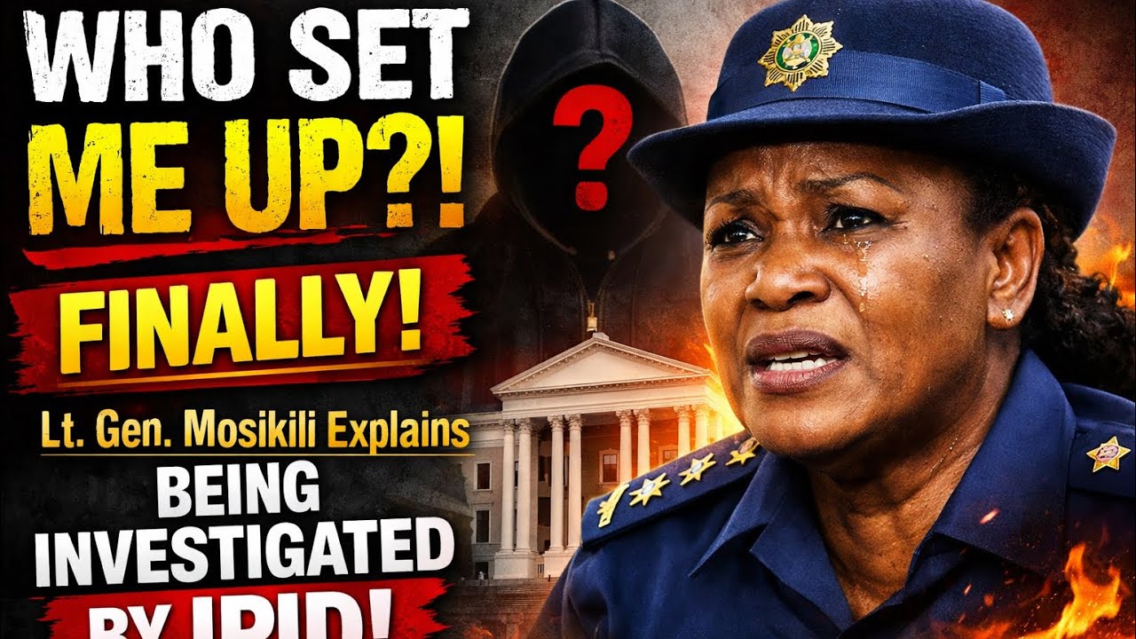 WHO SET ME UP?!—FINALLY, Lt. Gen. Mosikili Explains How She Ended up Being Investigated by IPID#IPID