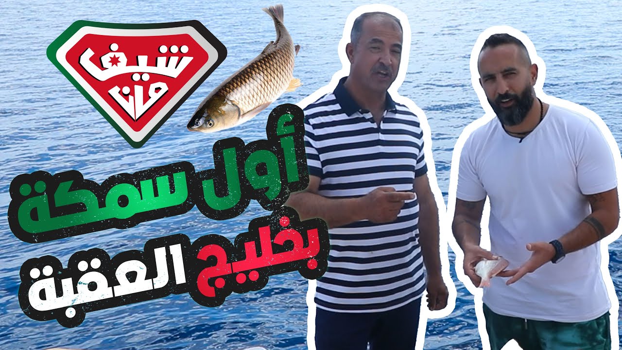 أول سمكه في خليج العقبة