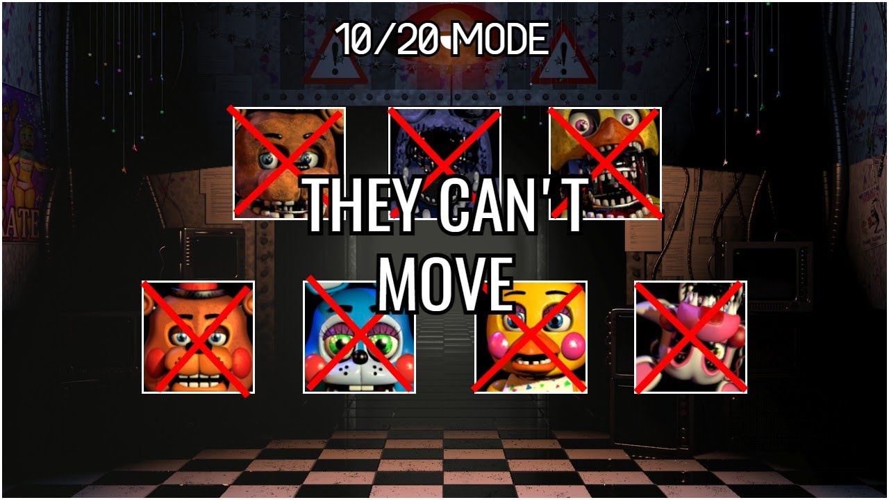 FNaF 2 - 10/20 Mode w/ MINUS 7 STRAT