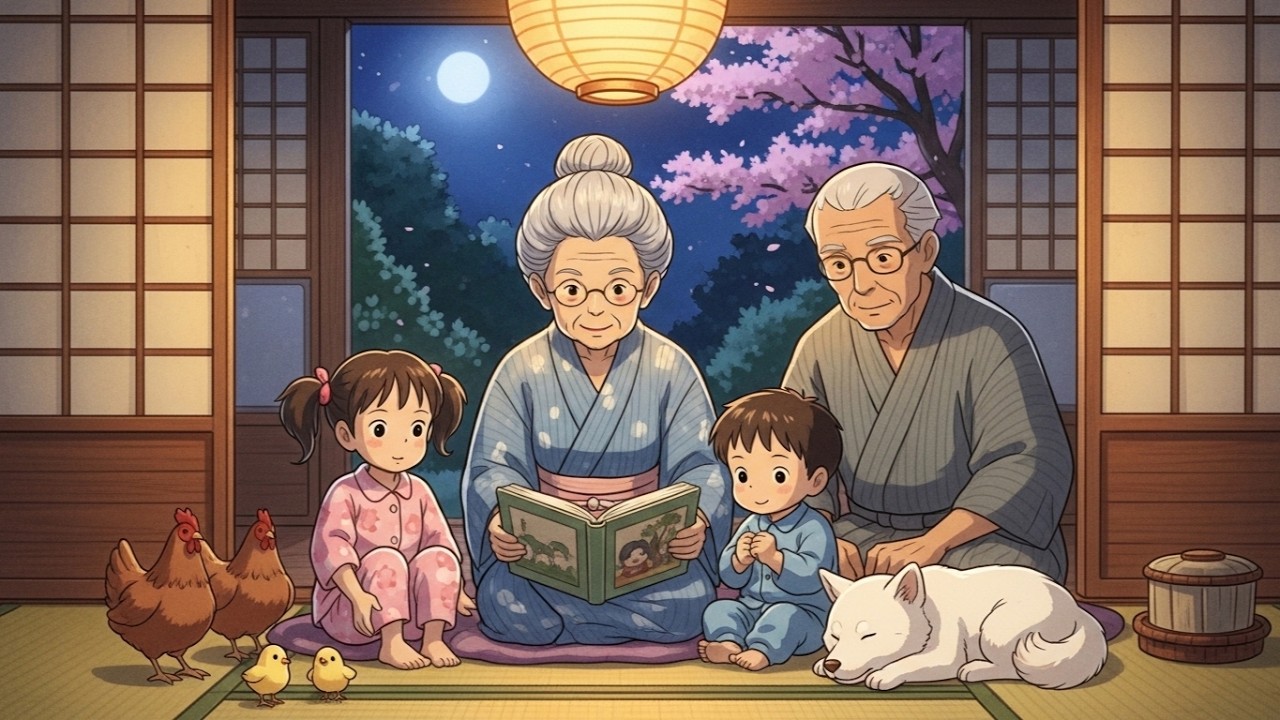Sunlight, Onigiri, and Grandma’s Dragon Tales 🐉 | Ghibli Style Video
