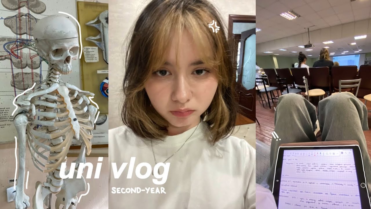 uni vlog🍵: начало второго курса, 06:00 и снова потихоньку привыкаем к урокам