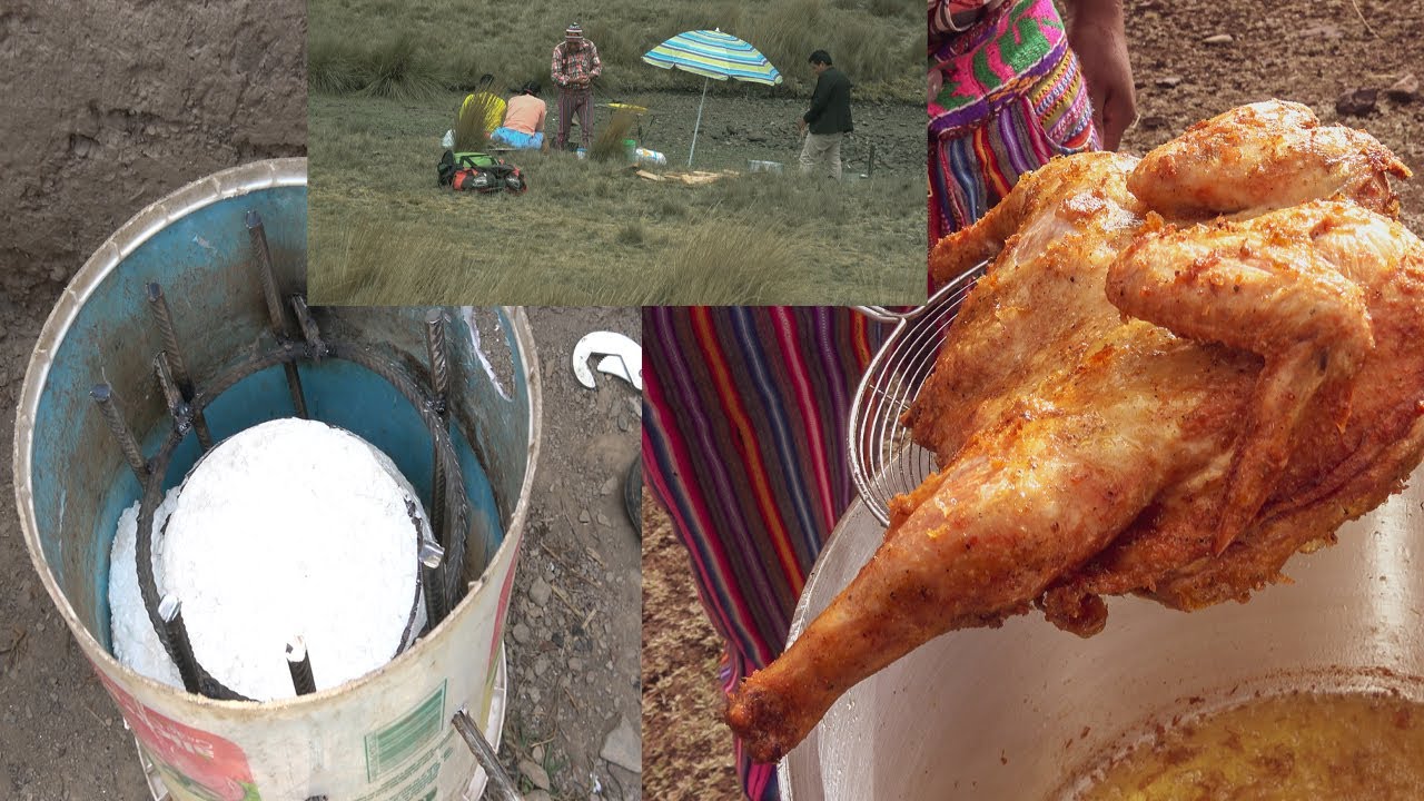 Hago ESTUFA practica Para Hacer Pollo BROASTER al CURRY y nos fuimos al CAMPO - CHOLO AQUILES