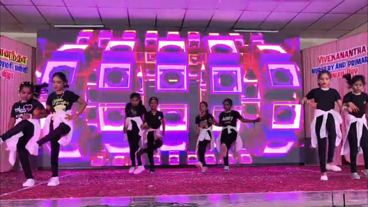 Girls group dance|Vivekanantha Nursery and Primary School|Annual Day 2025-2026.