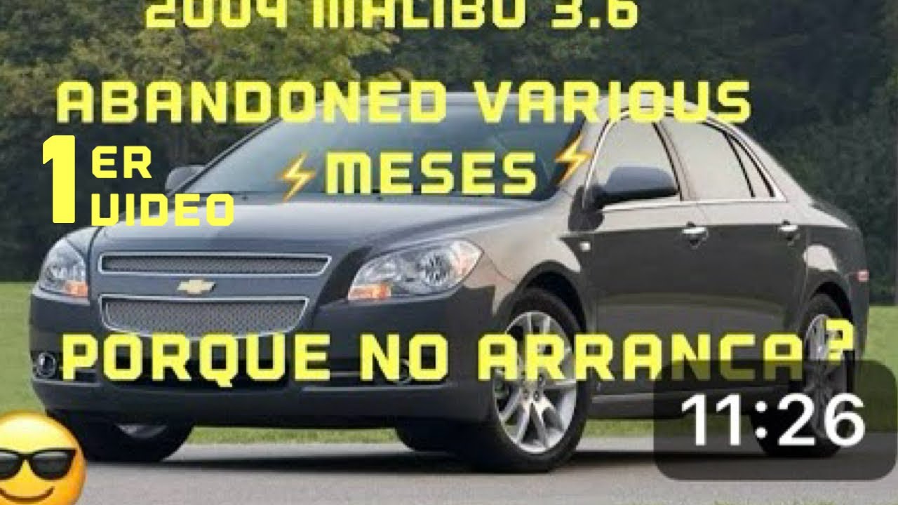 Porque no arranca🔵2009 Chevy Malibu 3.6🔵estubo abandonado varios meces🔵lo quieren revivir🧐