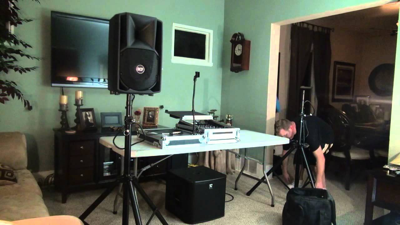 Set Up Test - The DJ Micro System's PA