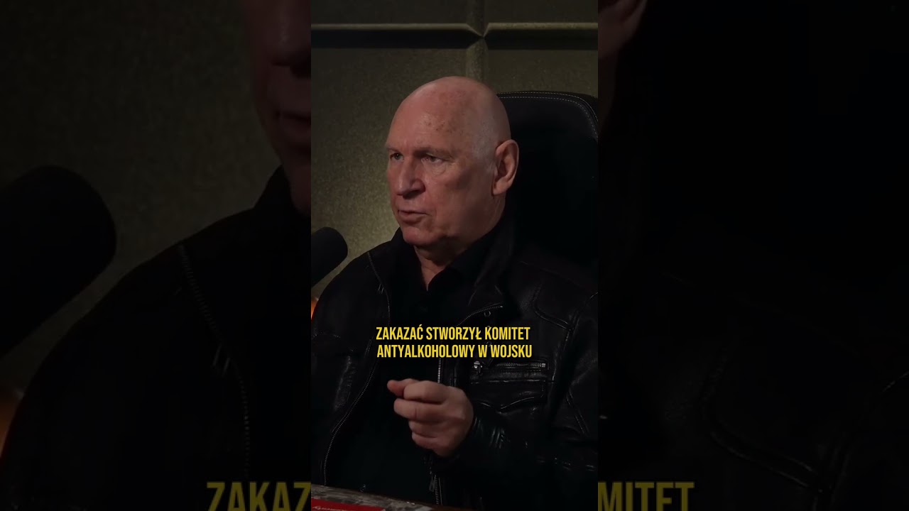 Alkoholizm w wojsku. Leszek Żebrowski