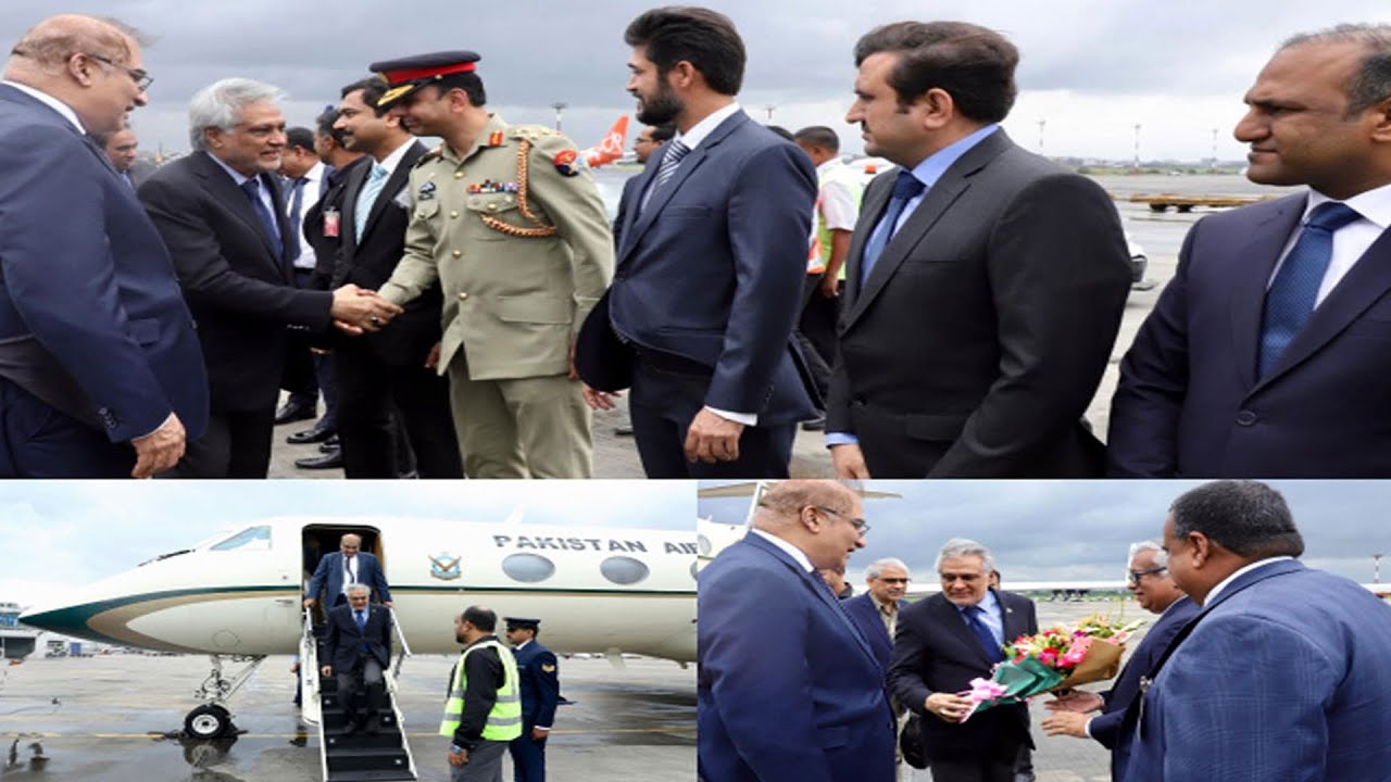 Foreign minister Ishaq Dar arrives in Bangladesh for first time in 13 years