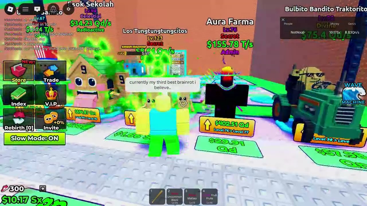 Admin Abuse in 30 Minutes.. | Roblox Escape Tsunami For Brainrots