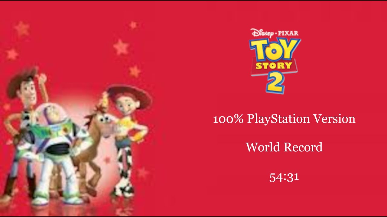 Toy Story 2 (PS1) 100% RTA 54:31 World Record