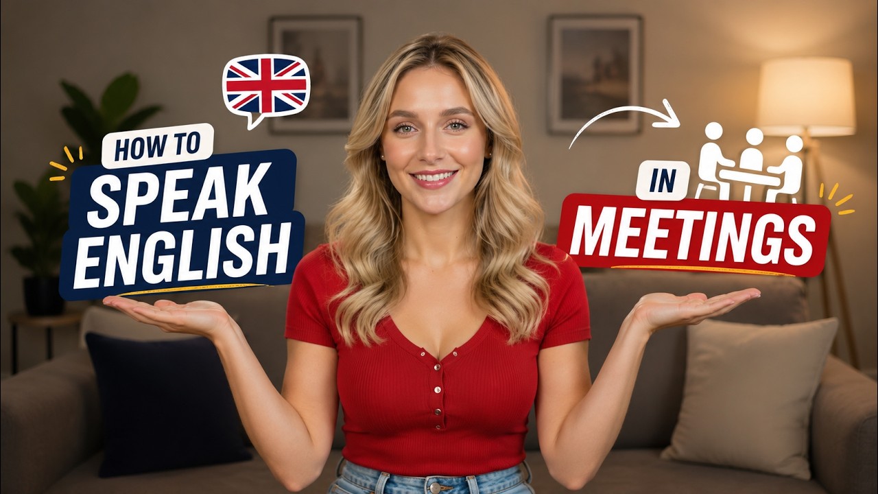 How to Speak English in Meetings 💼 | Business English | English Listening Practice