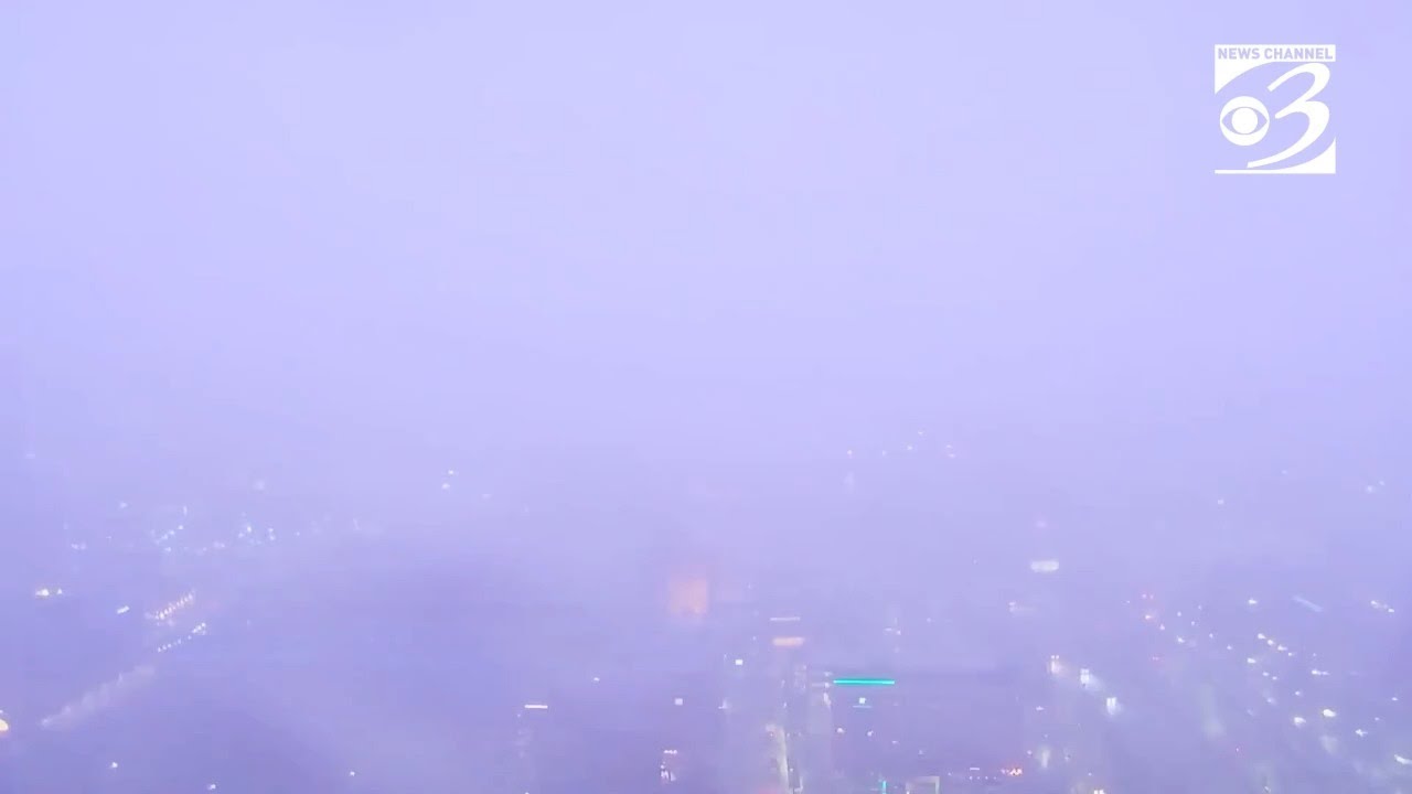 TIMELAPSE | Severe thunderstorms bring flooding to downtown Grand Rapids
