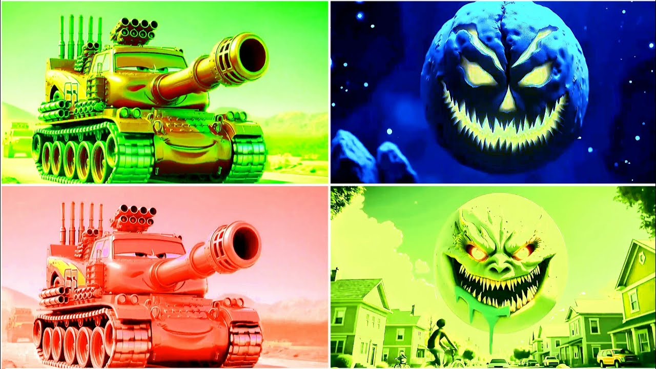 MCQUEEN TANK 🆚 LUNAR MOON - COFFIN DANCE SONG | TILES HOP #128