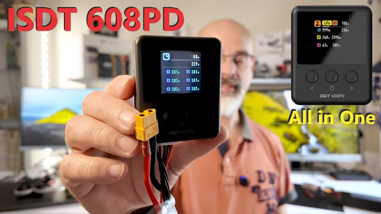 Der KLEINSTE LiPo 3 in 1 Akku Lader der Welt ISDT 608PD im Test