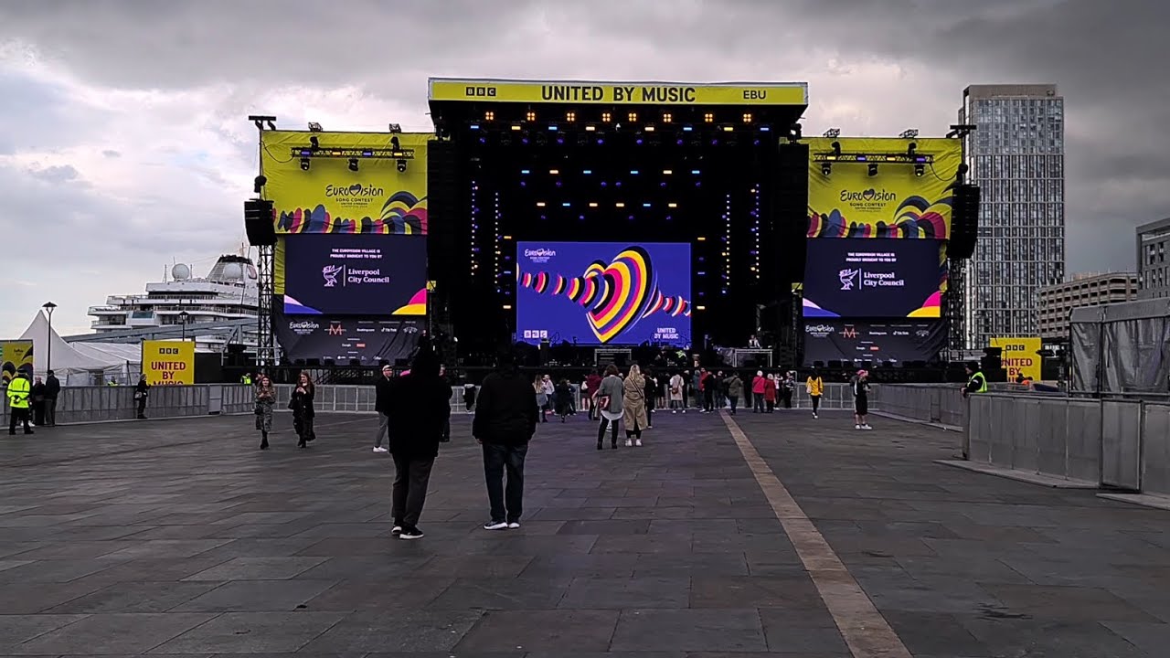 The Eurovision Village Liverpool 2023 Pier Head