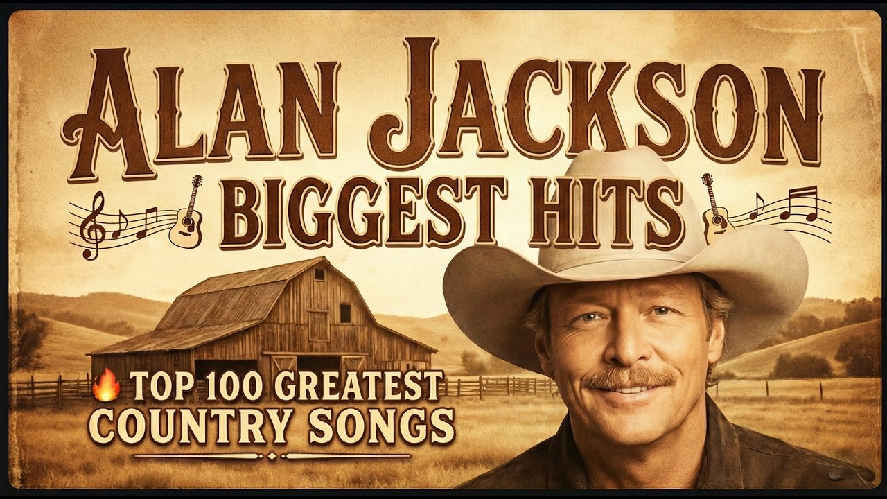 Alan Jackson BIGGEST Hits of 2026🔥 Top 100 Greatest Country Songs Of All Time🔥🔥🔥