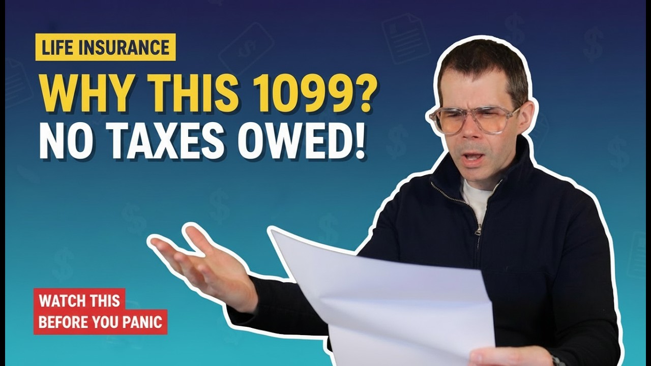 Why Did My Life Insurance Company Send Me a 1099? (And Do You Owe Taxes?)