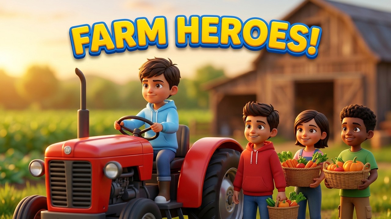 Little Legends: Farm Adventure & Tractor Ride! 🚜✨
