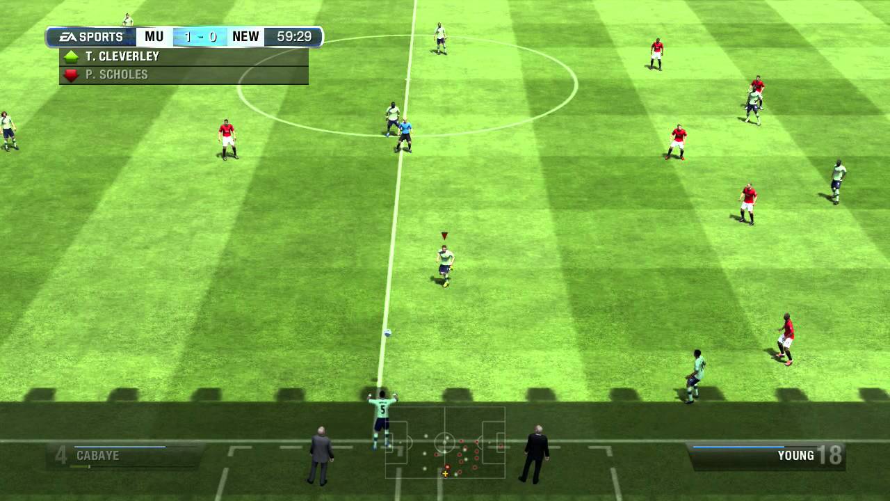 FIFA 13 gameplay Manchester Utd vs Newcastle Utd