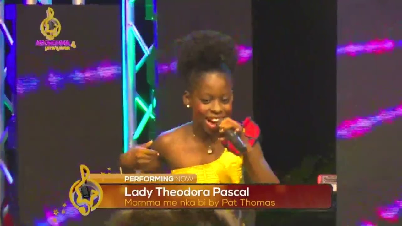 Nsoromma Season_4: Lady Theodora Pascal performed Momma Me Nka Bi by Pat Thomas  - Adom TV (28-2-22)