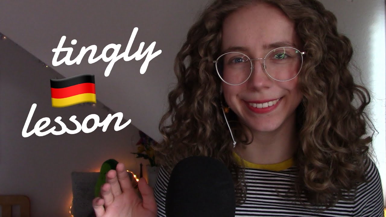 [ASMR] Tingly German Lesson for Sleep (and learning German 😉) 🇩🇪✨ (whispered)