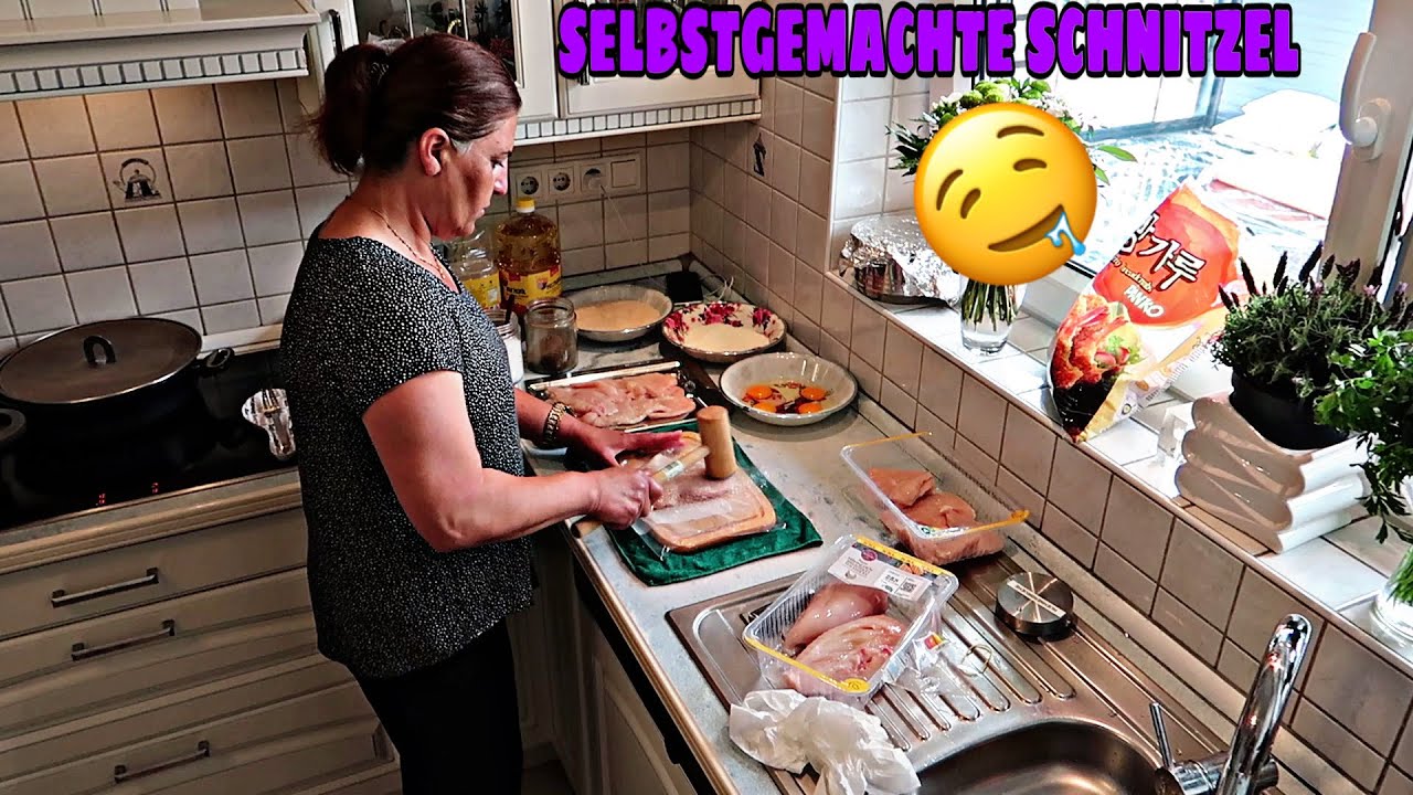 SELBSTGEMACHTE SCHNITZEL 🤤 / FAMILIEN VLOG / BASNASKÜCHE…