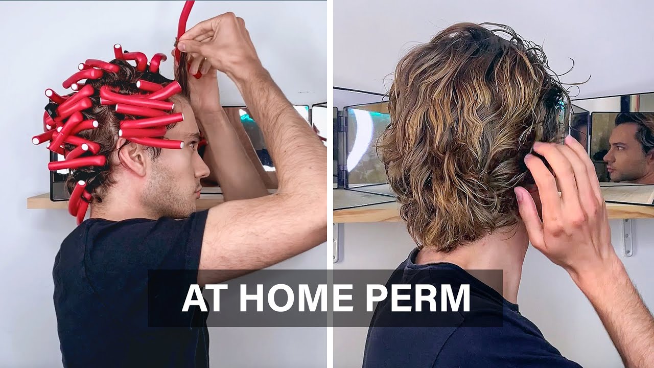 Korean PERM on Medium Length Hair (Part I) | Men's Hair | My Hairstyles | Ruben Ramos