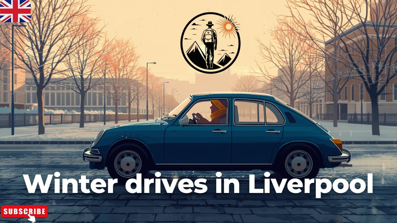 4 Hours of Winter Driving Around Liverpool 🇬🇧❄️ | Relaxing UK Travel Vlog