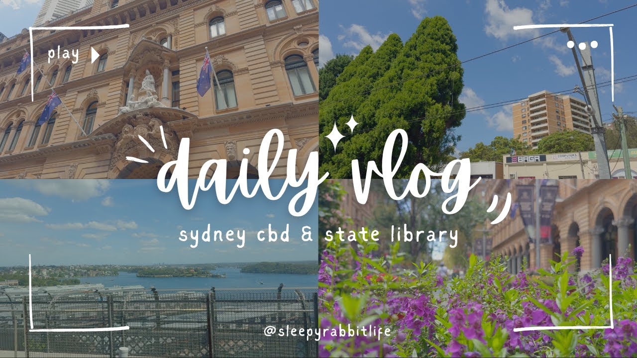 CBD + visiting the State Library 📚 | Sydney Vlog