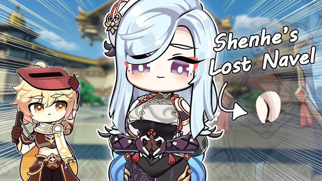 I found Shenhe's lost navel and turn it back right place :)