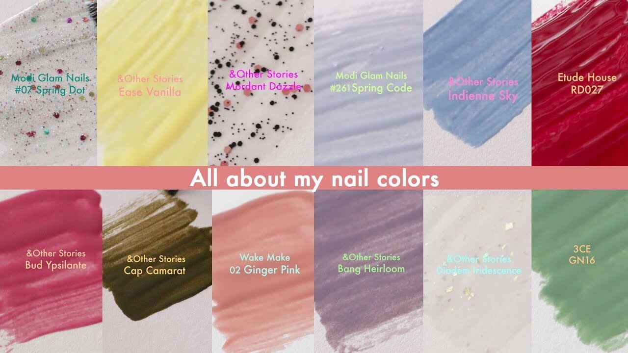(EngCC)🎨 ALL ABOUT MY NAIL COLORS💅🏻 내가 갖고있는 세상 예쁜 컬러의 네일들〰️(셀프네일러들 커몬) | INGHWA