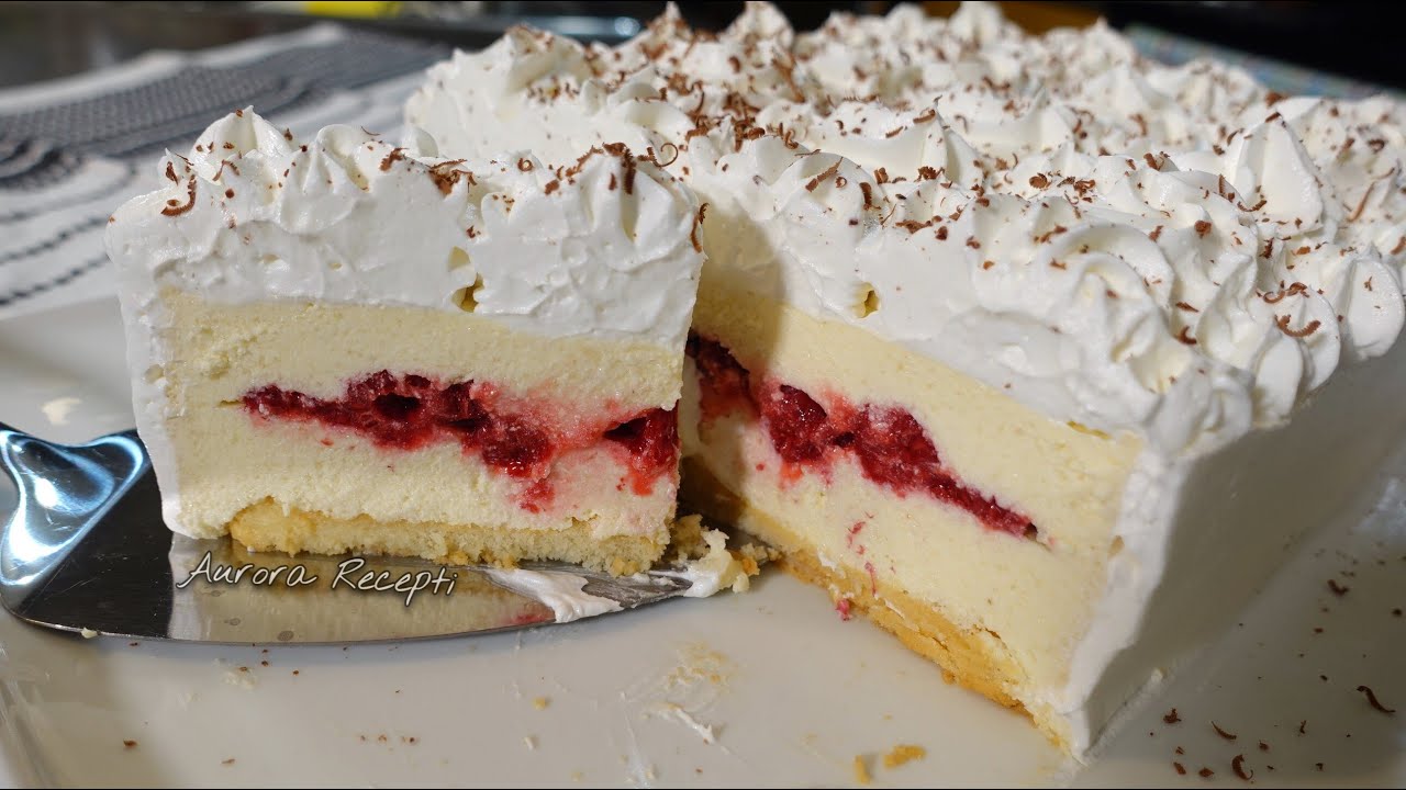 Osvežavajuća torta sa malinama – bez brašna i bez muke!No-Flour Raspberry Summer Cake! 💛