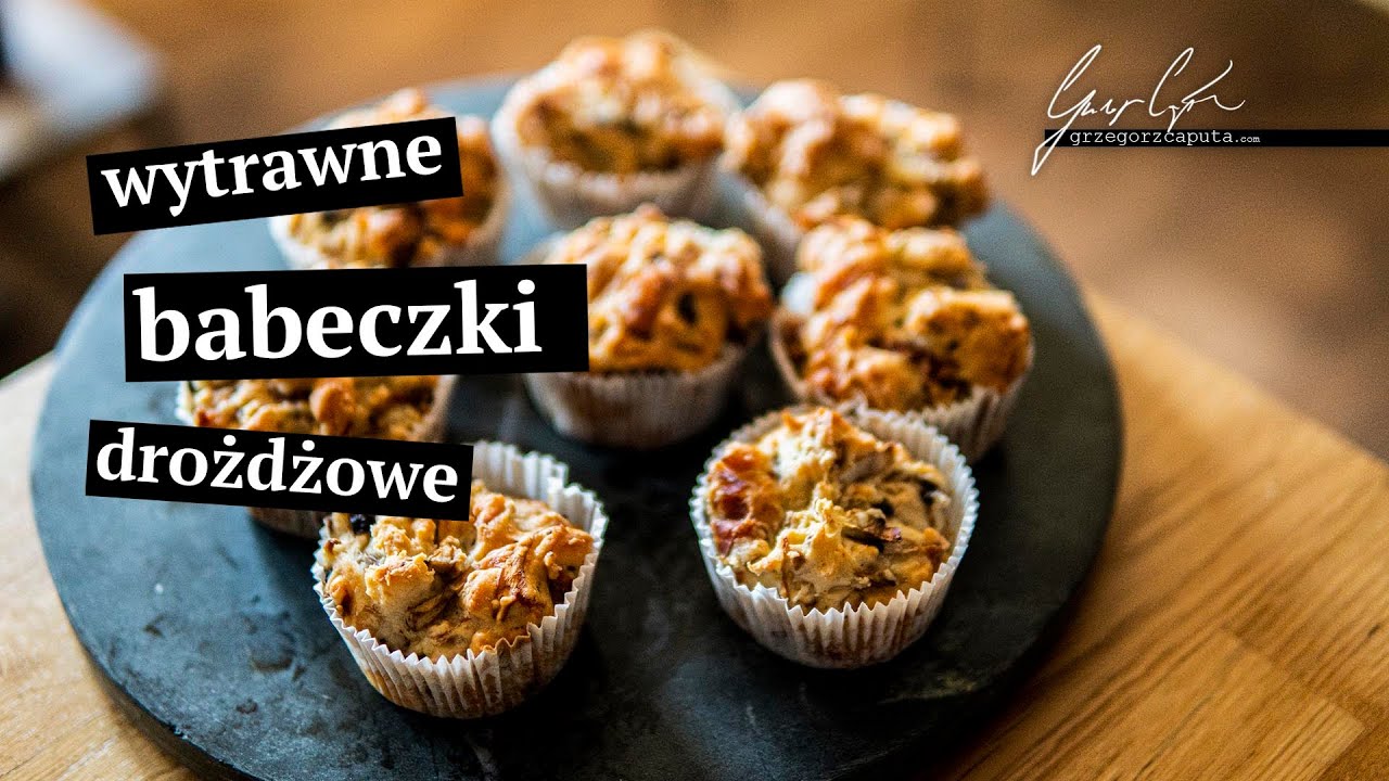 WYTRAWNE BABECZKI DROŻDŻOWE - PRZEPIS NA PRZEKĄSKĘ