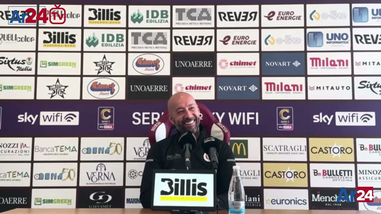 Arezzo-Ravenna, Bucchi presenta il big match
