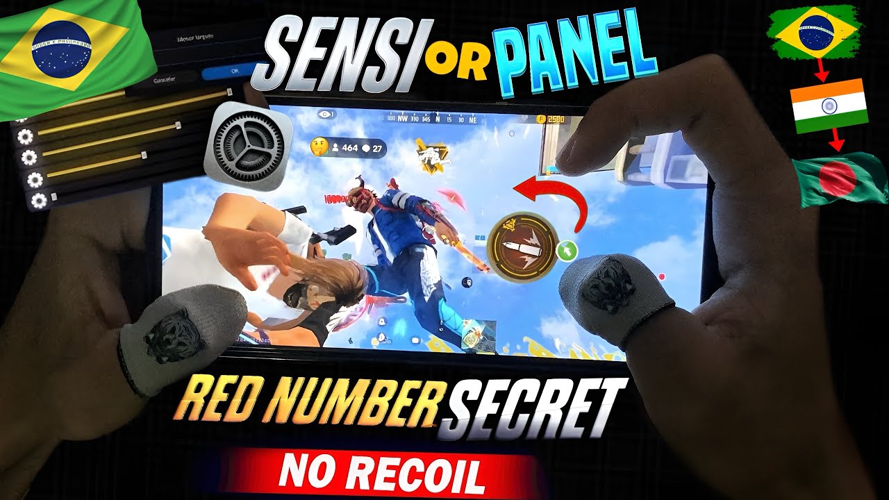 OB51🔥BRAZILIAN🇧🇷SENSITIVITY+DPI😱NO RECOIL💀ALL DEVICE WORINGS😵🩸
