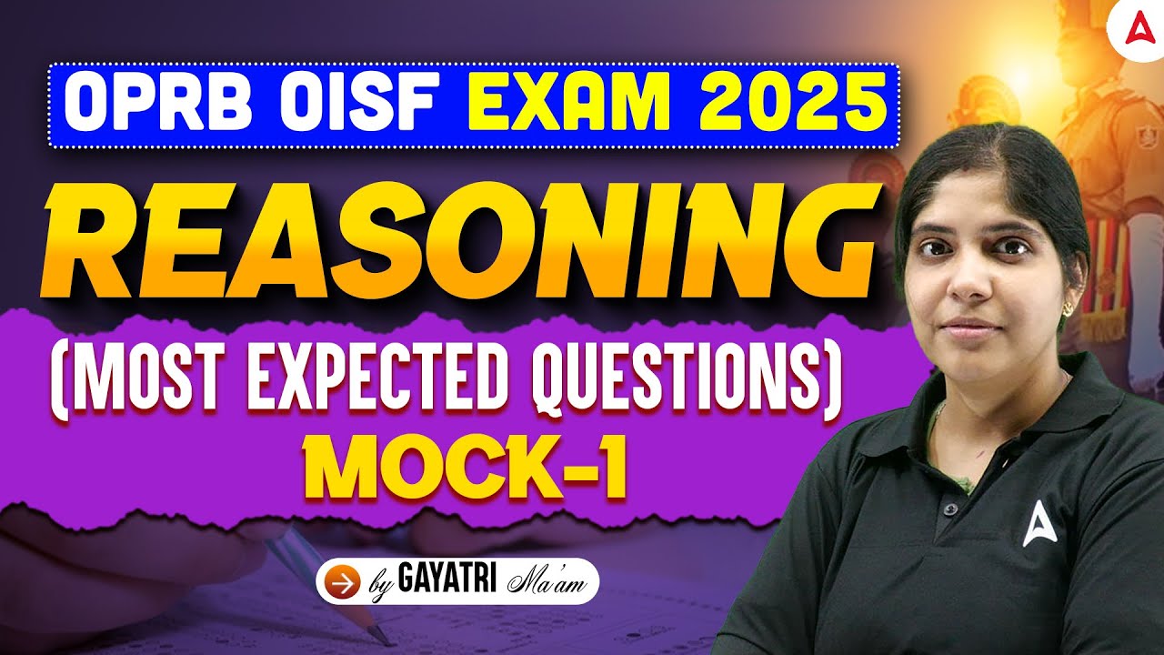 OISF Reasoning Class 2025 | OISF Reasoning Expected Questions | By Gayatri Maam #1