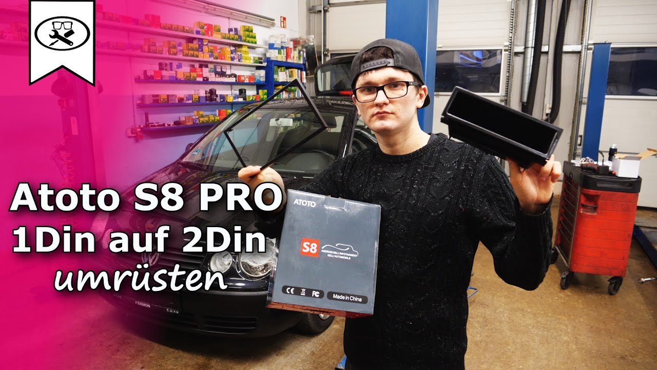 1DIN Radio auf 2DIN umrüsten | VW Polo 9N Atoto S8 Pro Radio Einbauen | Tutorial | VitjaWolf | HD