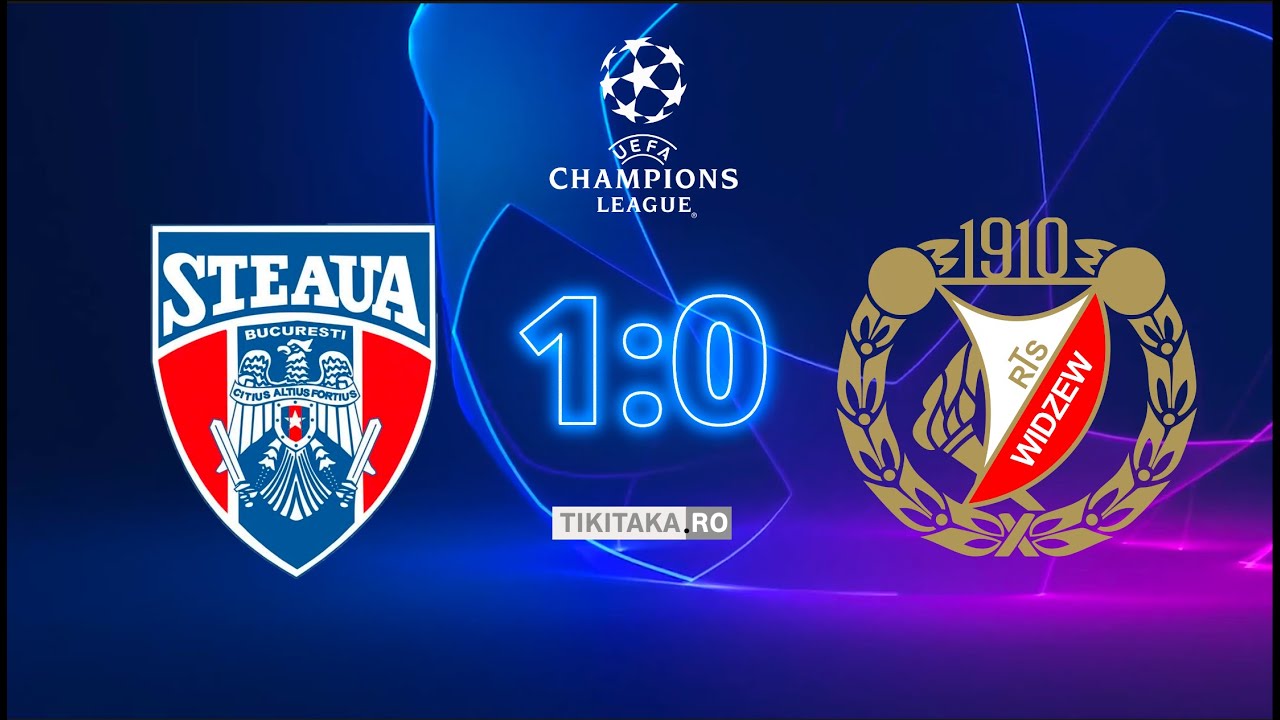 Steaua - Widzew Łódź 1-0 în Liga Campionilor, 16 octombrie 1996