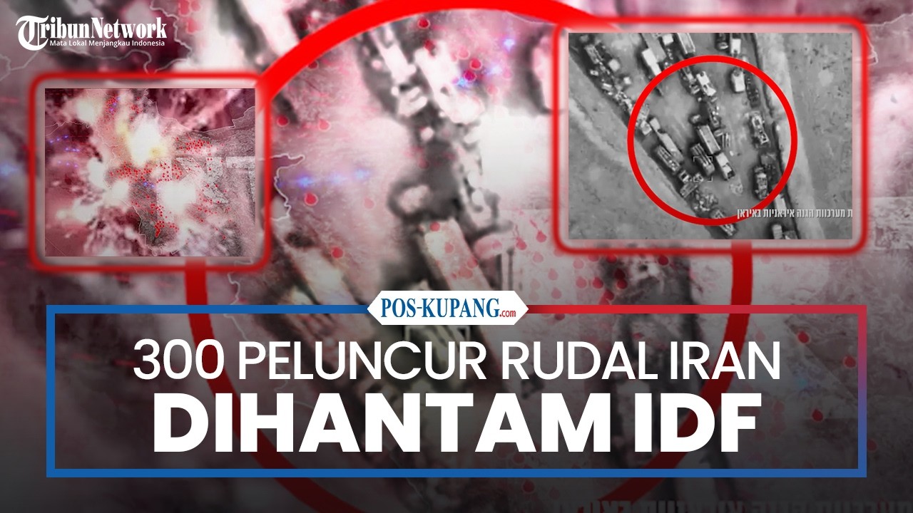 Serangan Udara Israel Telah Menghantam 300 Peluncur Rudal Iran Selama Perang
