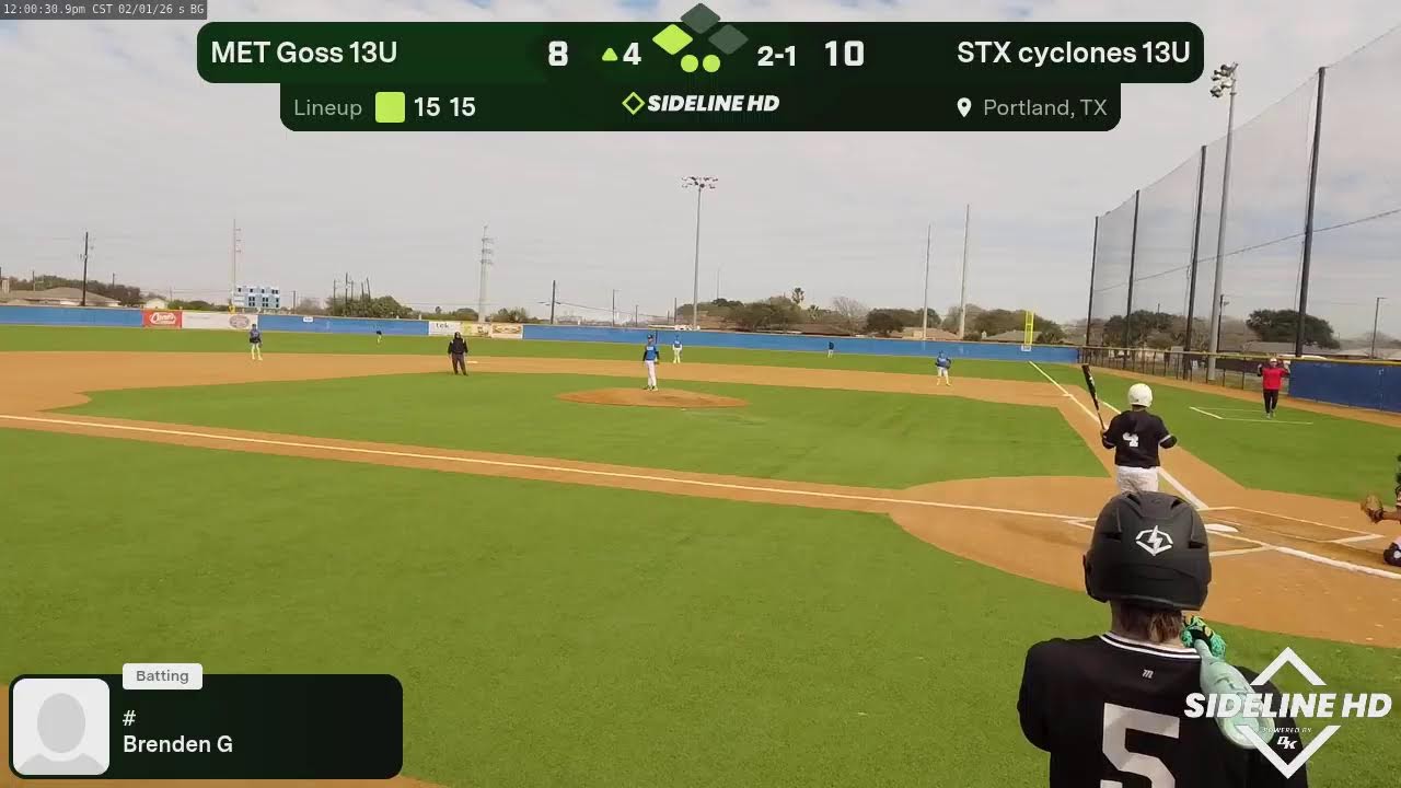 Marucci Elite Texa @ STX cyclones 13U (2026.02.01)