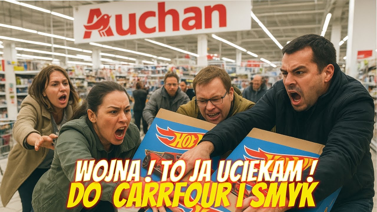 Szok! Wojna o kartony z Hot Wheels w Auchan 🤯