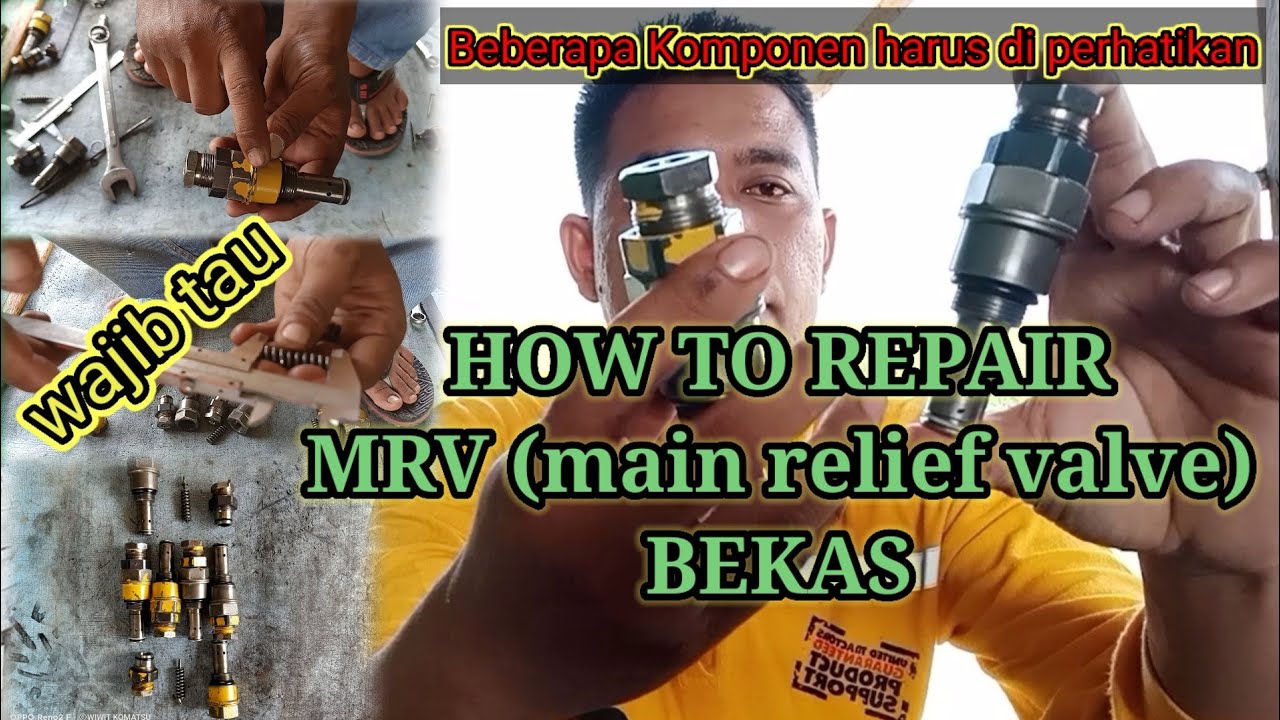 How to REPAIR main relief bekas @Belajarmekanikpemula