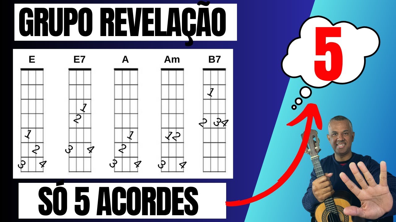 PAGODE DE 5 ACORDES SIMPLES | GRUPO REVELAÇÃO | CAMINHO DAS FLORES | TONINHO SORRISO