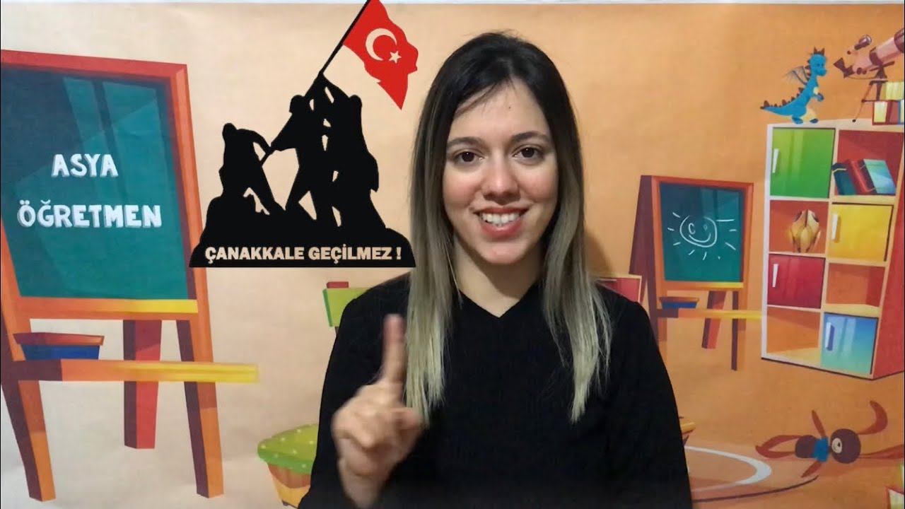 Okul öncesi Çanakkale Zaferi parmak oyunu / 18 Mart