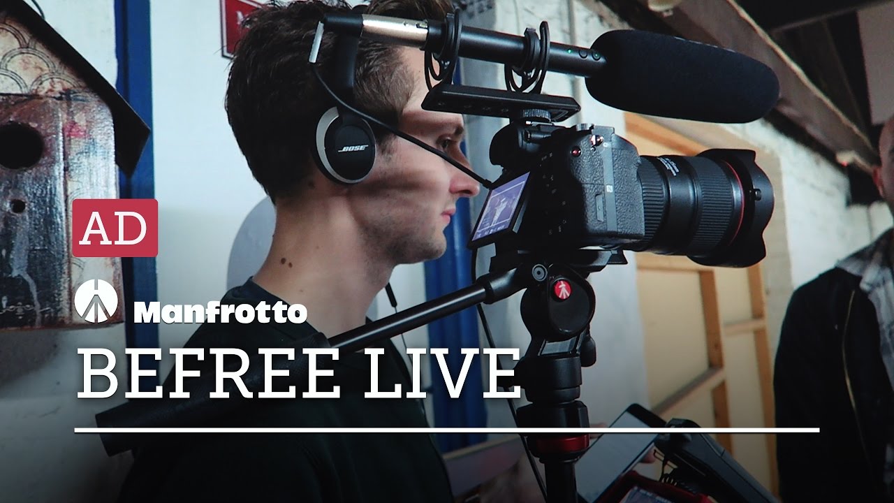 MANFROTTO BEFREE LIVE BTS — Travel Tripod for Filmmaking | AD