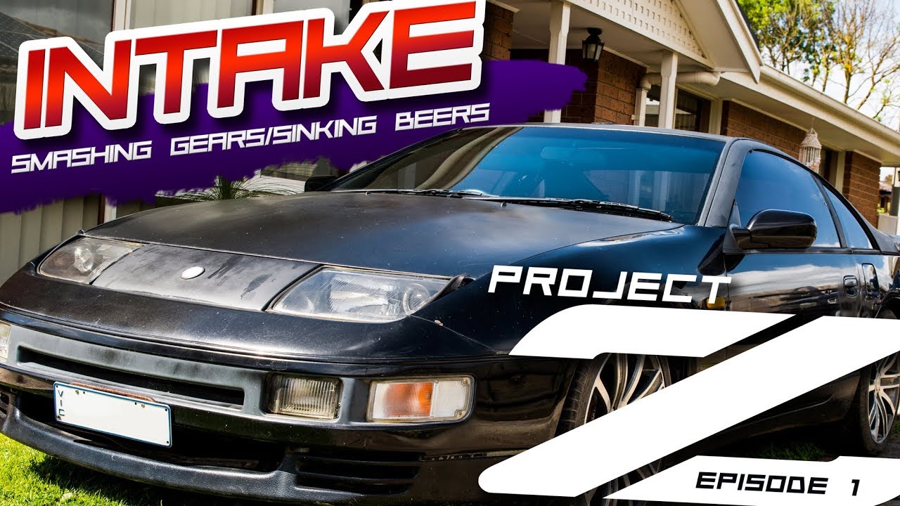 Intake! - Project Z Twin Turbo 300zx Painting Brakes Removing Spoiler