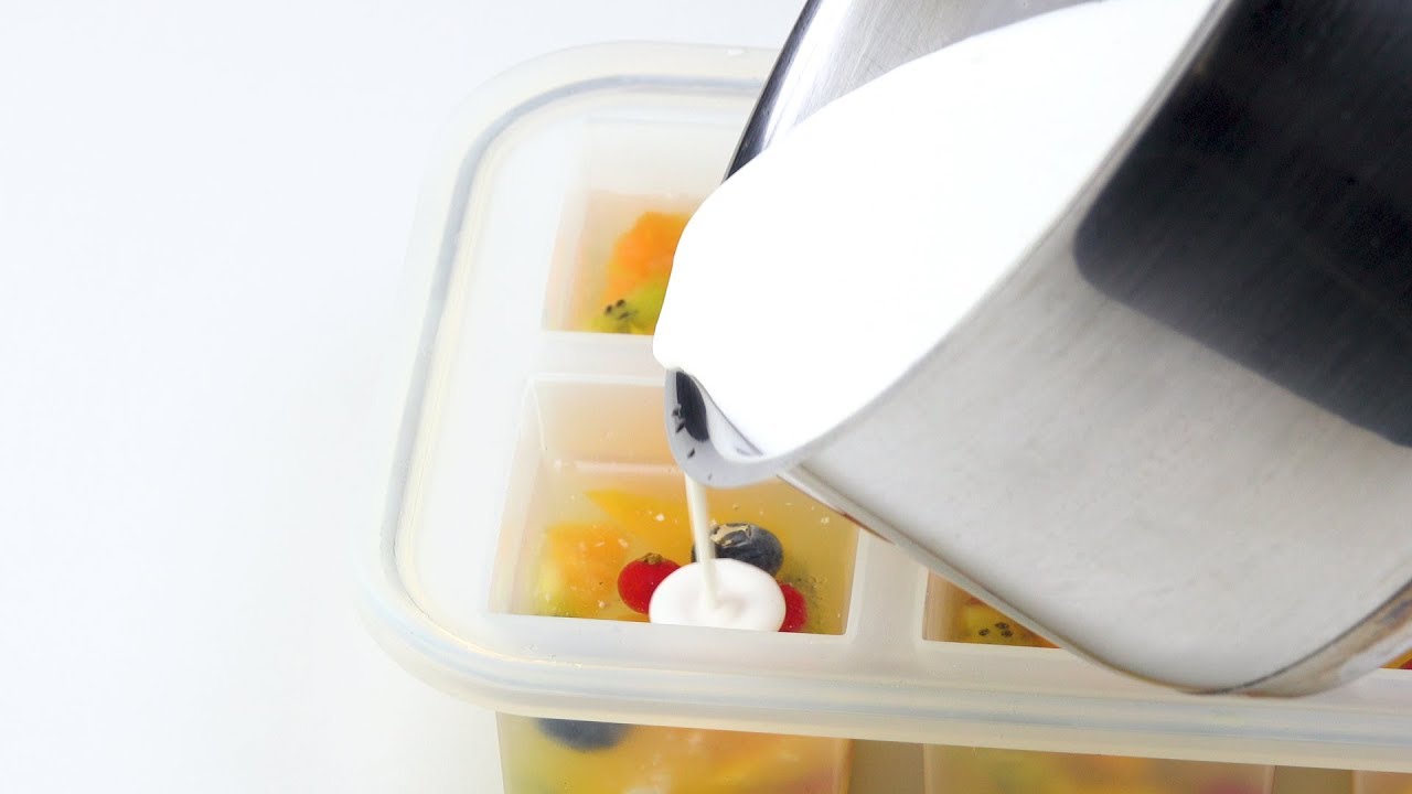 Jello Cubes With Tropical Fruit &mdash; A Wonderfully Light Dessert Recipe