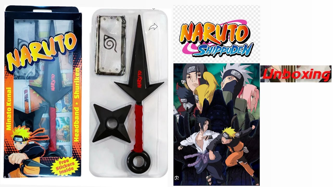 Unboxing Naruto Kunai ,￼ Naruto Shuriken,Naruto headband in Hindi//mustwatch #Naruto #Anime #