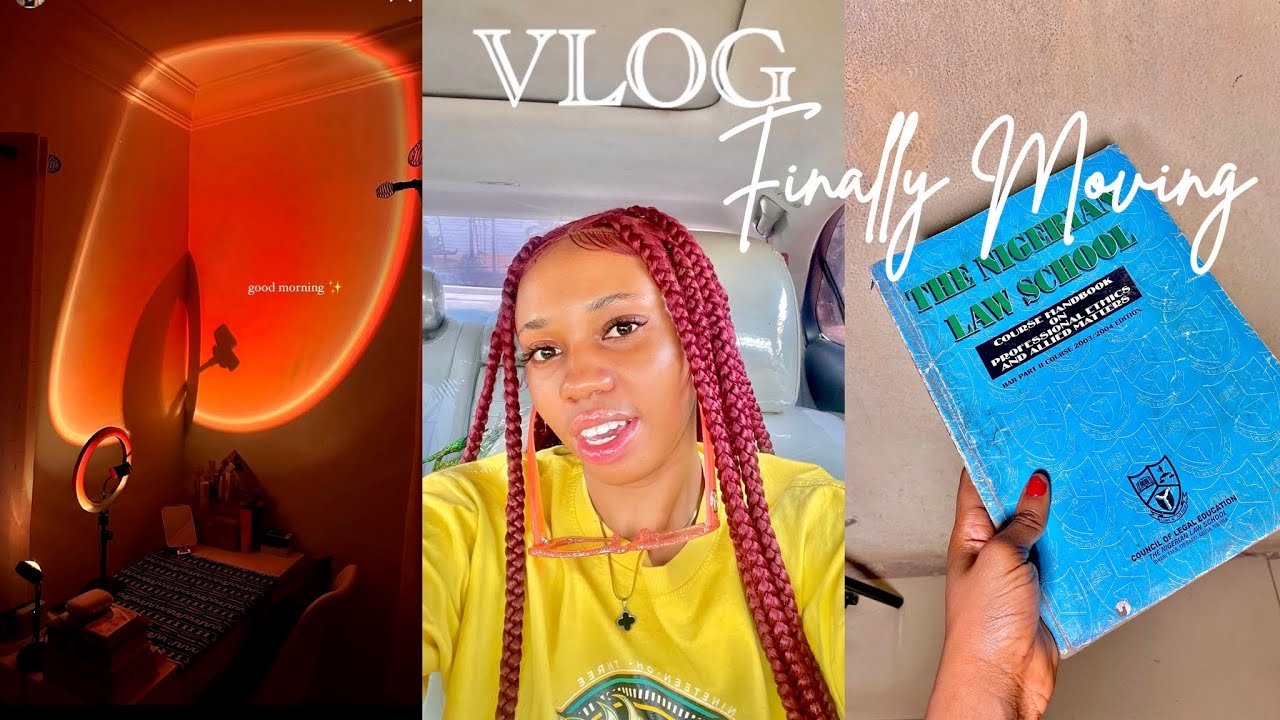 VLOG: I’M MOVING ! Going to Nigerian Law School | How much Law Sch Prep. costs | Registration