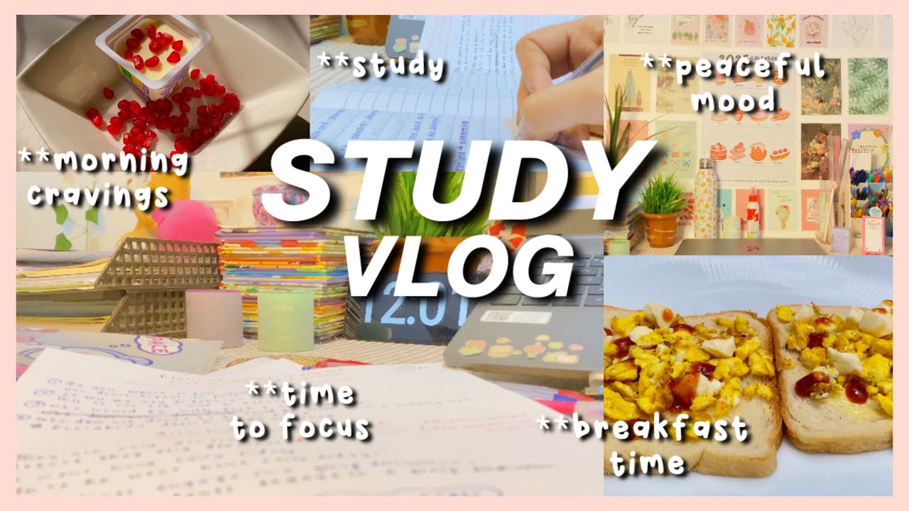8AM Study Vlog || උදේ වරුවක පාඩම් වැඩ ☀📚 || A Productive Morning ☕✍