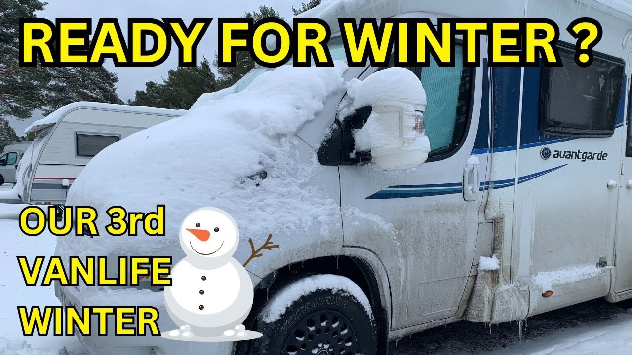 Getting our motorhome ready for winter: are you ready too?